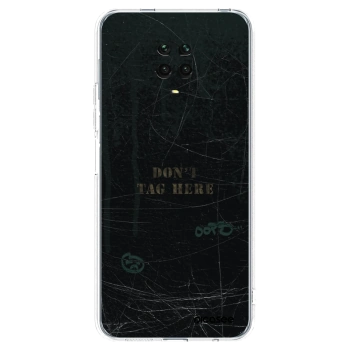 Picasee Xiaomi Redmi Note 9 Pro Hülle - Transparentes Silikon - DON´T TAG