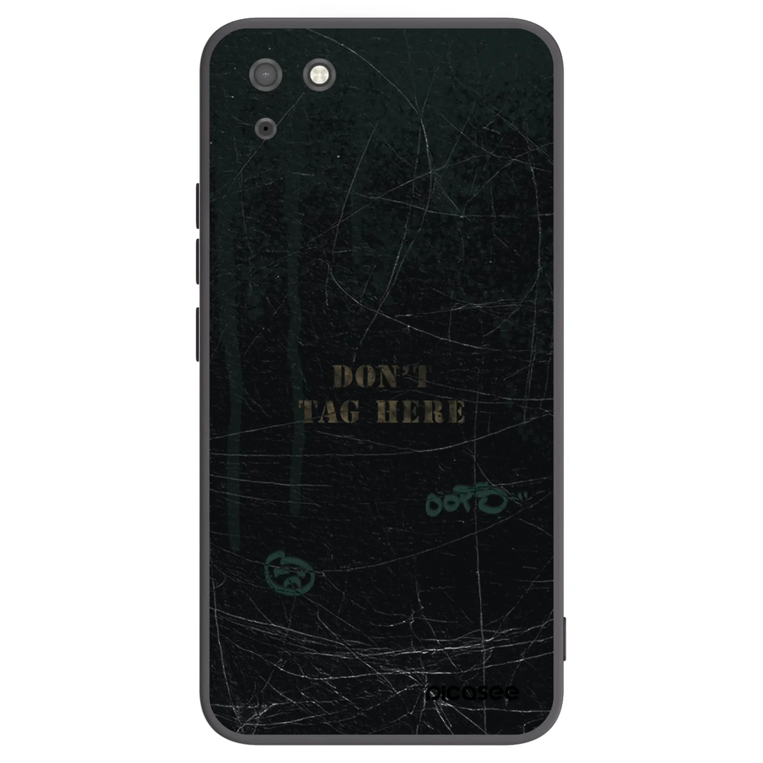 Picasee Huawei Y5P Hülle - Schwarzes Silikon - DON´T TAG