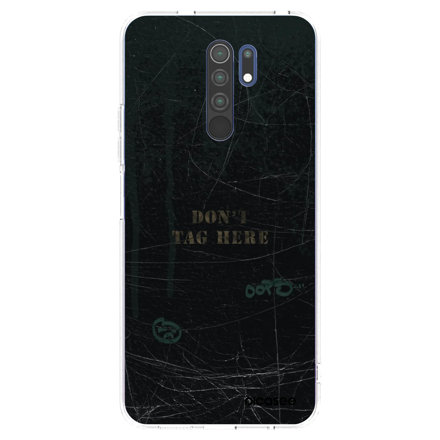 Picasee Xiaomi Redmi 9 Hülle - Transparentes Silikon - DON´T TAG