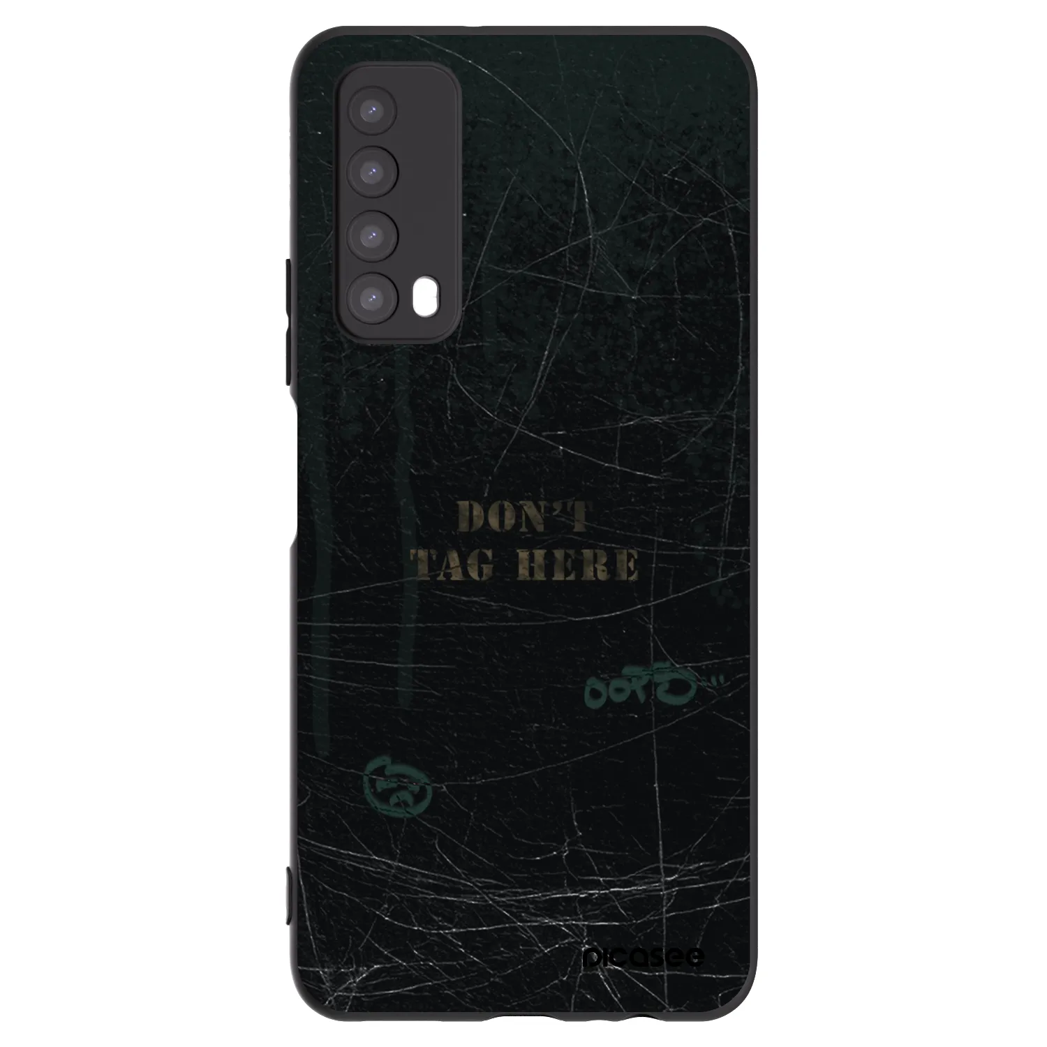 Picasee Huawei P Smart 2021 Hülle - Schwarzes Silikon - DON´T TAG