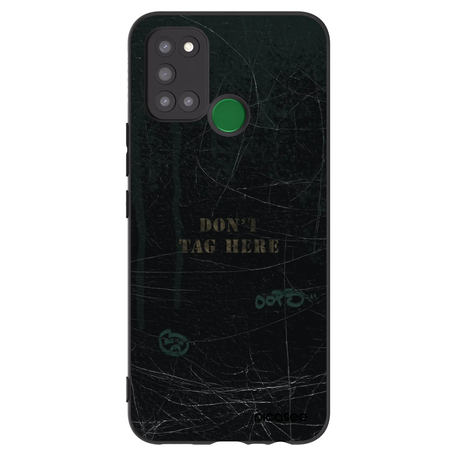 Picasee Realme 7i Hülle - Schwarzes Silikon - DON´T TAG