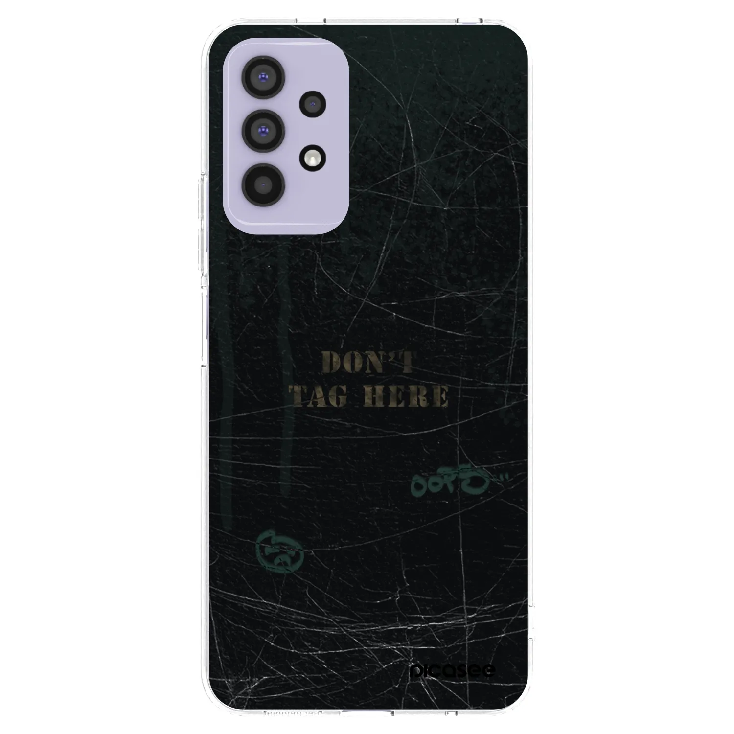 Picasee Samsung Galaxy A32 4G SM-A325F Hülle - Transparentes Silikon - DON´T TAG