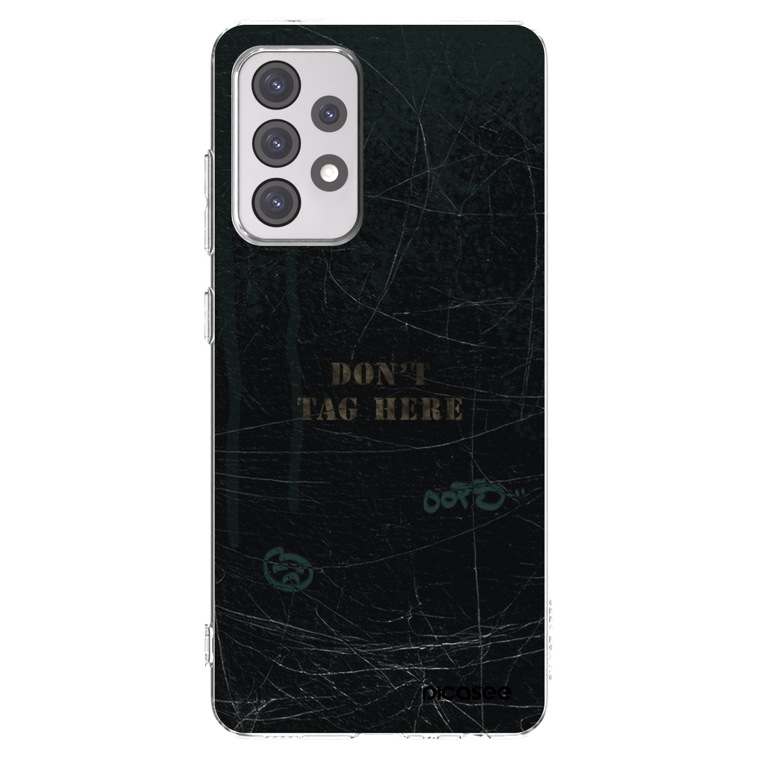 Picasee Samsung Galaxy A52s 5G A528B Hülle - Transparentes Silikon - DON´T TAG