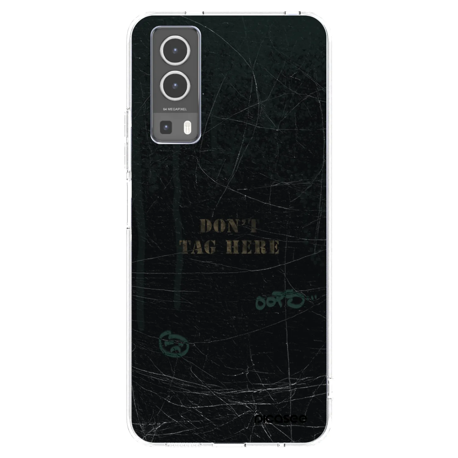 Picasee Vivo Y72 5G Hülle - Transparentes Silikon - DON´T TAG