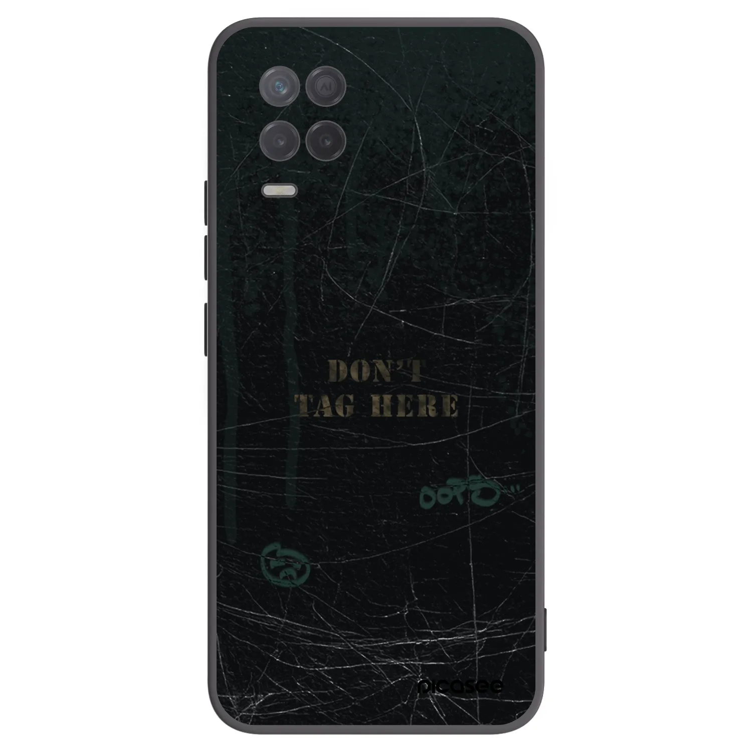 Picasee Realme 8 5G Hülle - Schwarzes Silikon - DON´T TAG