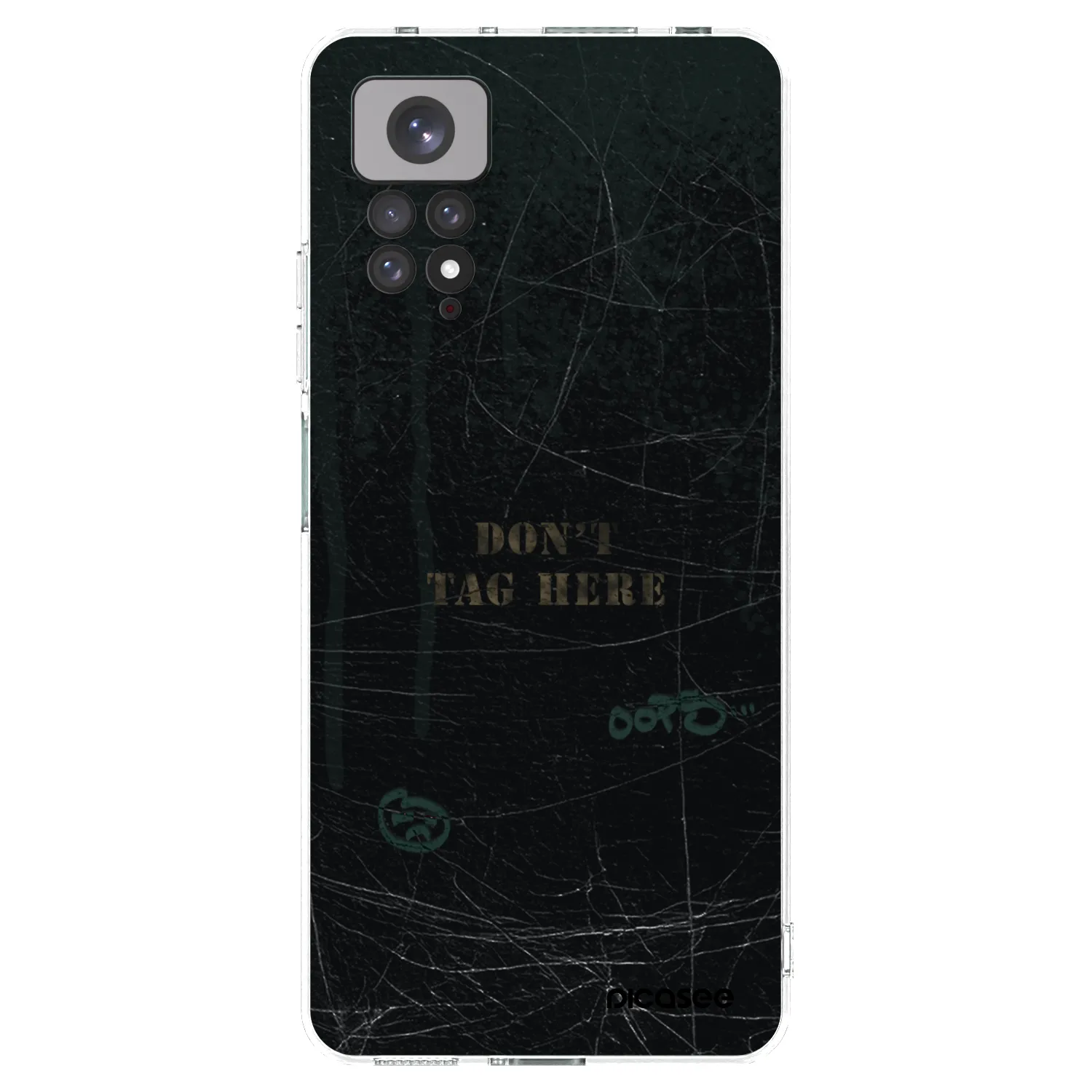 Picasee Xiaomi Redmi Note 11S 4G Hülle - Transparentes Silikon - DON´T TAG