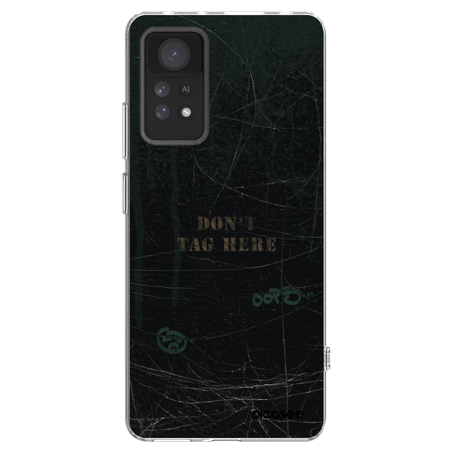 Picasee Xiaomi Redmi Note 11 Pro Hülle - Transparentes Silikon - DON´T TAG