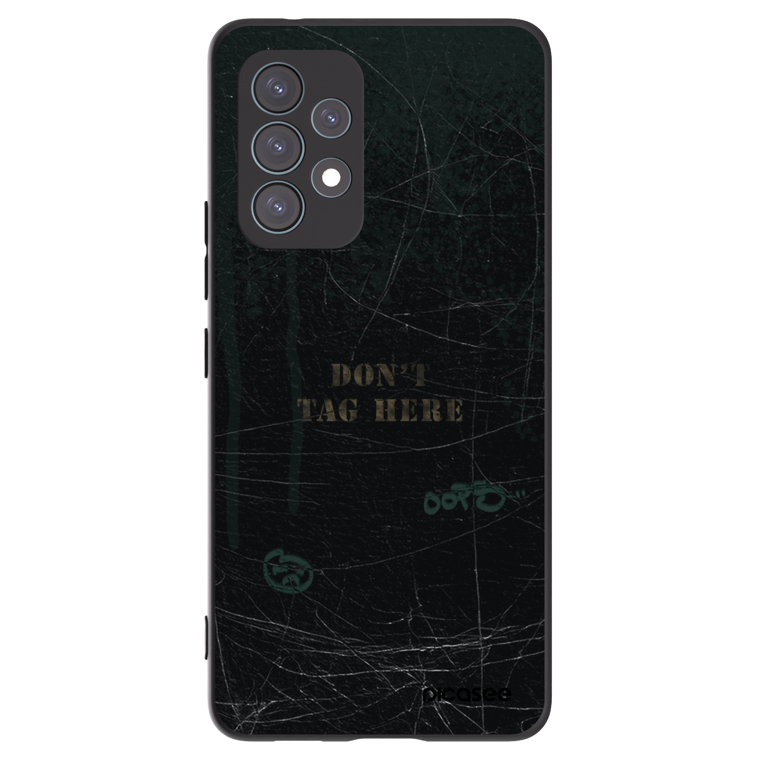 Picasee Samsung Galaxy A53 5G A536 Hülle - Schwarzes Silikon - DON´T TAG