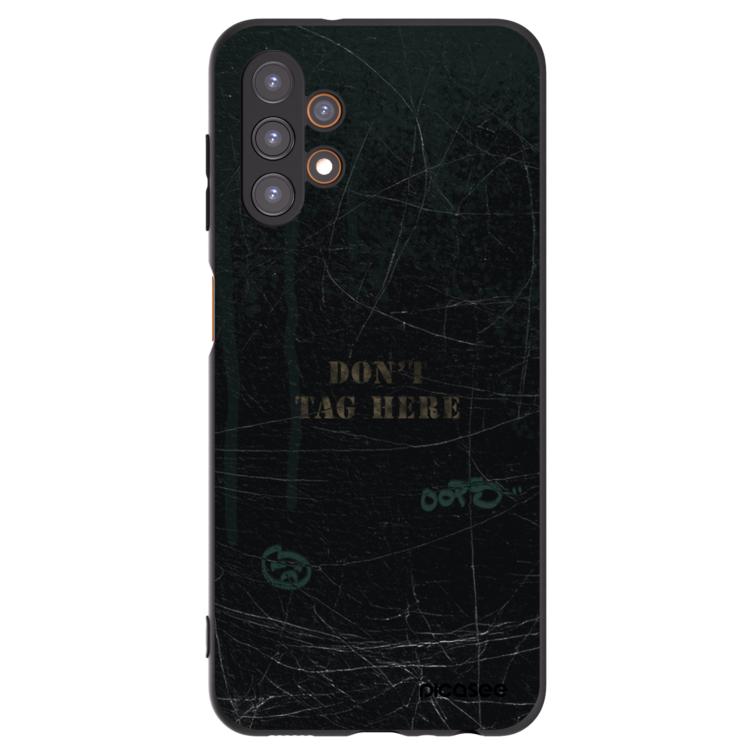 Picasee Samsung Galaxy A13 4G A135 Hülle - Schwarzes Silikon - DON´T TAG