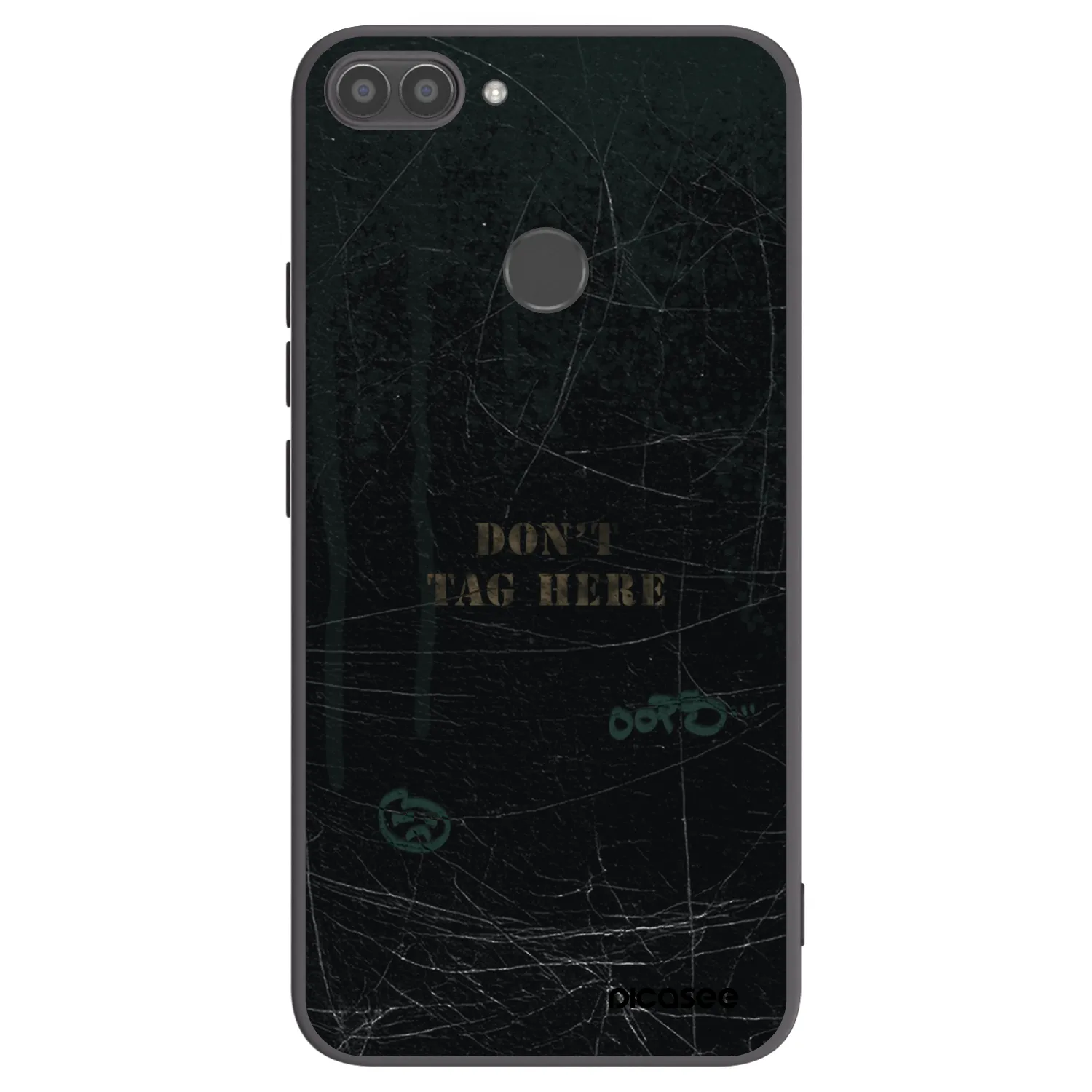 Picasee Huawei P Smart Hülle - Schwarzes Silikon - DON´T TAG