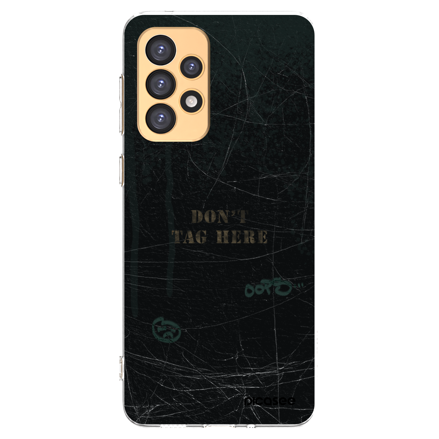 Picasee Samsung Galaxy A33 5G A336 Hülle - Transparentes Silikon - DON´T TAG