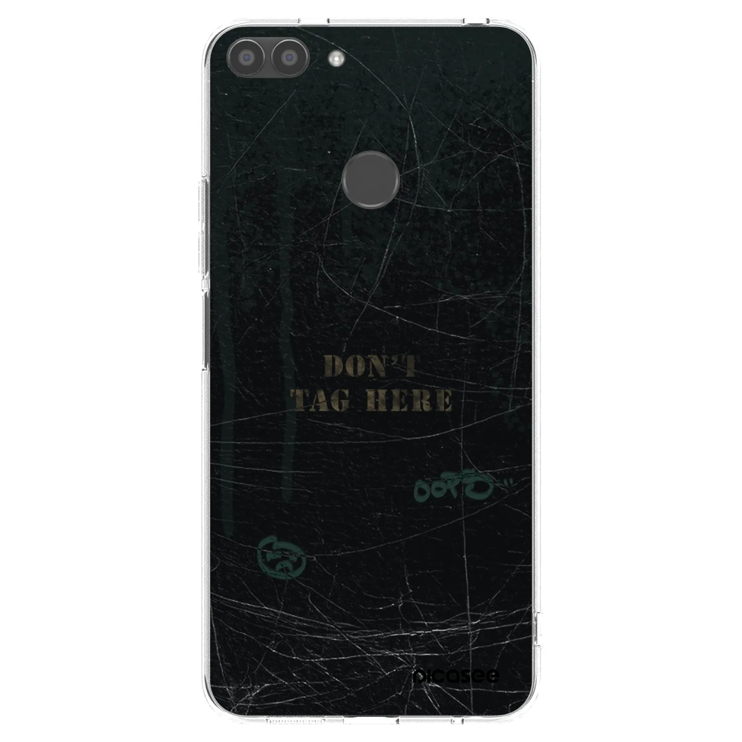 Picasee Huawei P Smart Hülle - Transparentes Silikon - DON´T TAG