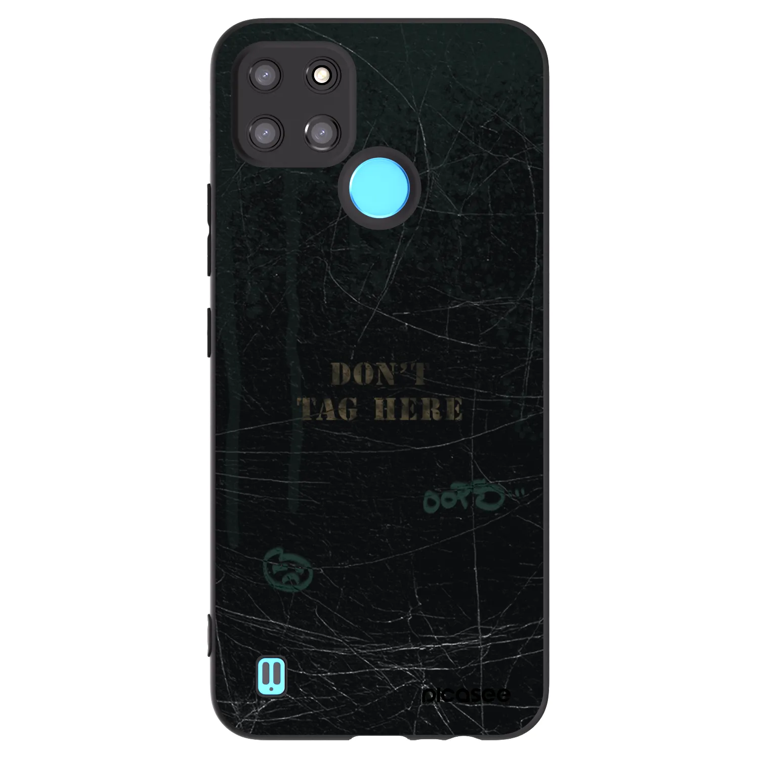 Picasee Realme C21Y Hülle - Schwarzes Silikon - DON´T TAG