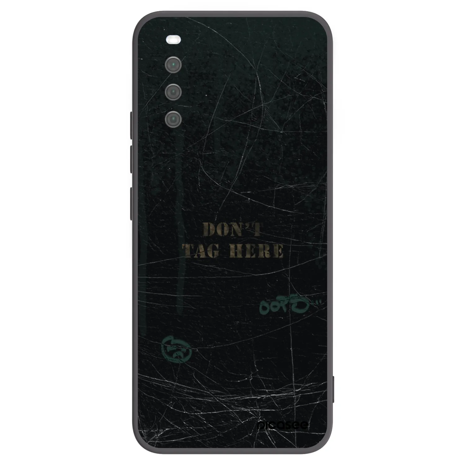 Picasee Sony Xperia 10 III Hülle - Schwarzes Silikon - DON´T TAG