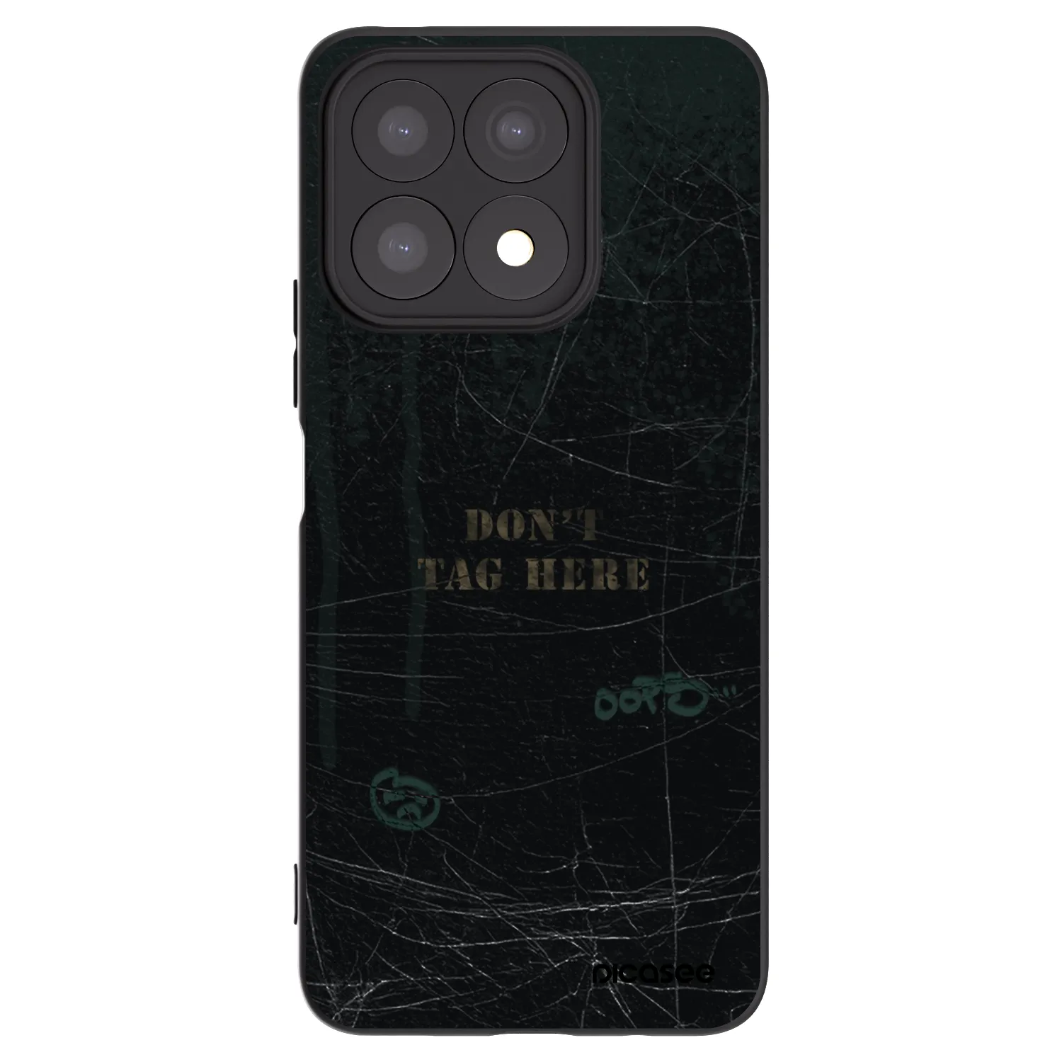 Picasee Honor X8a Hülle - Schwarzes Silikon - DON´T TAG