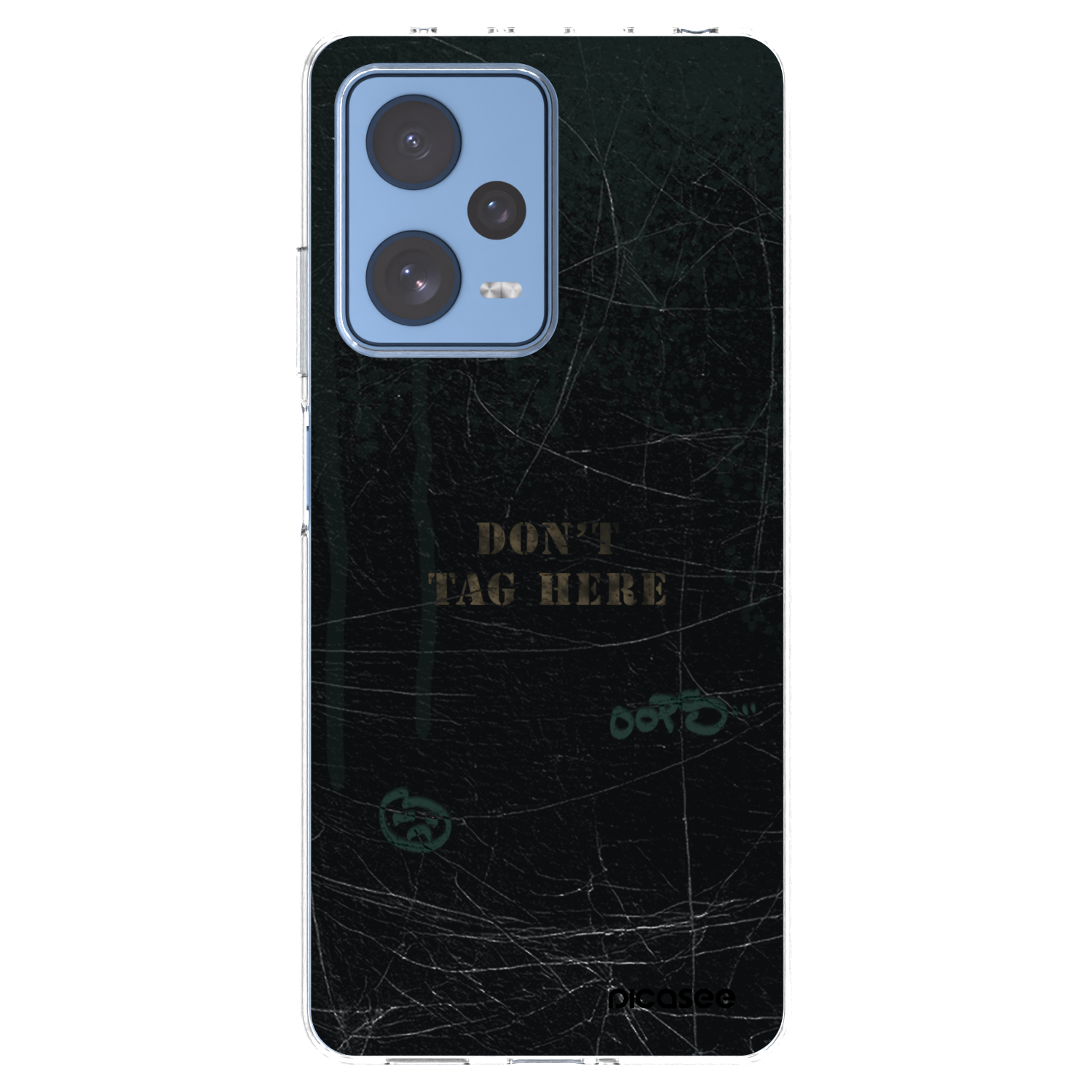 Picasee Xiaomi Redmi Note 12 Pro 5G Hülle - Transparentes Silikon - DON´T TAG
