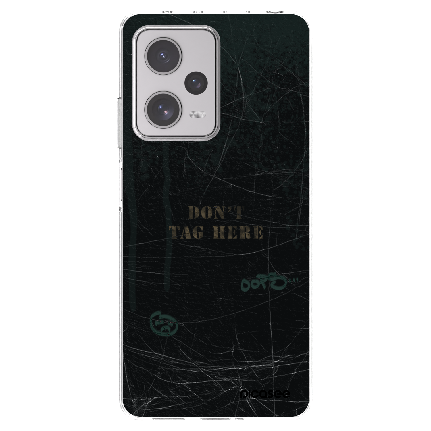 Picasee Xiaomi Redmi Note 12 Pro+ 5G Hülle - Transparentes Silikon - DON´T TAG