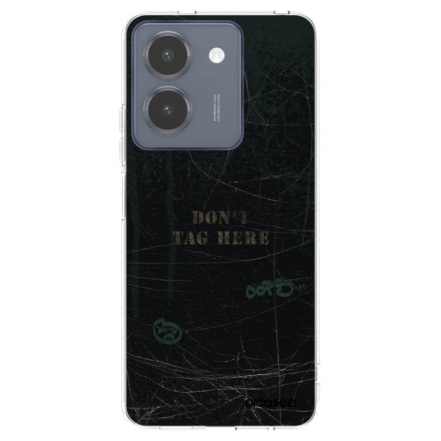 Picasee Vivo Y36 4G Hülle - Transparentes Silikon - DON´T TAG