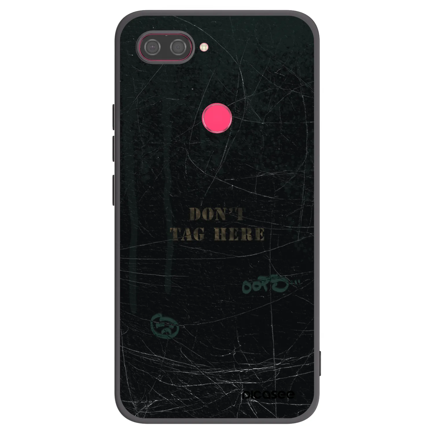 Picasee Xiaomi Mi 8 Lite Hülle - Schwarzes Silikon - DON´T TAG