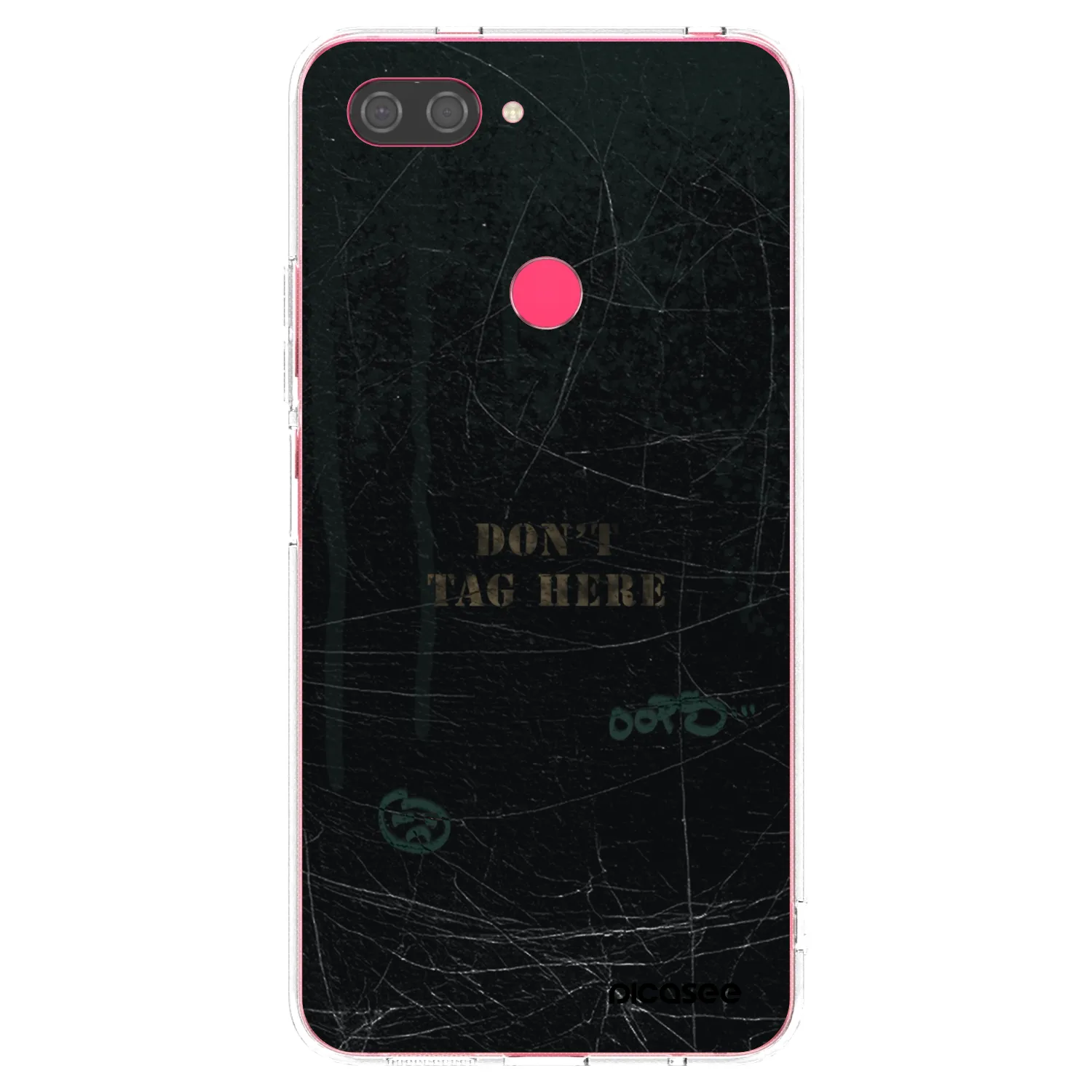 Picasee Xiaomi Mi 8 Lite Hülle - Transparentes Silikon - DON´T TAG