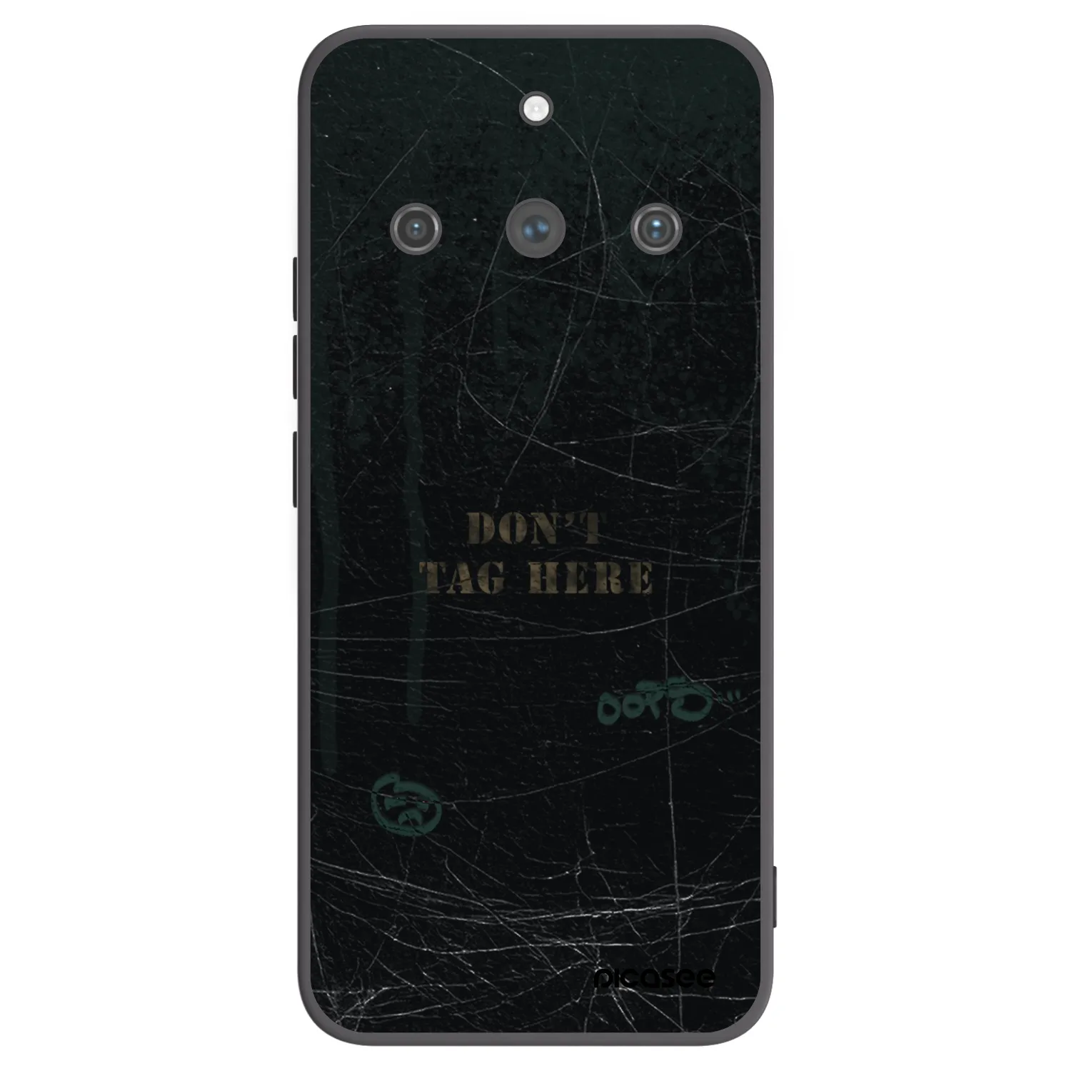 Picasee Realme 11 Pro+ Hülle - Schwarzes Silikon - DON´T TAG