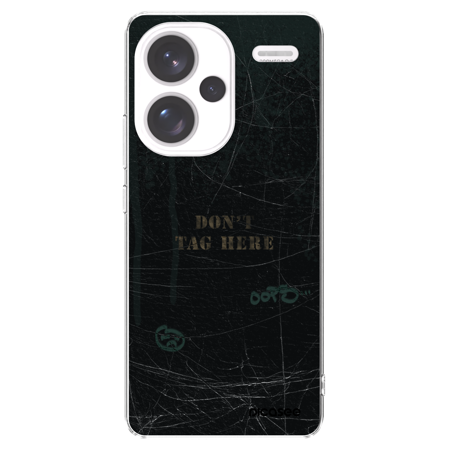 Picasee Xiaomi Redmi Note 13 Pro+ 5G Hülle - Transparentes Silikon - DON´T TAG