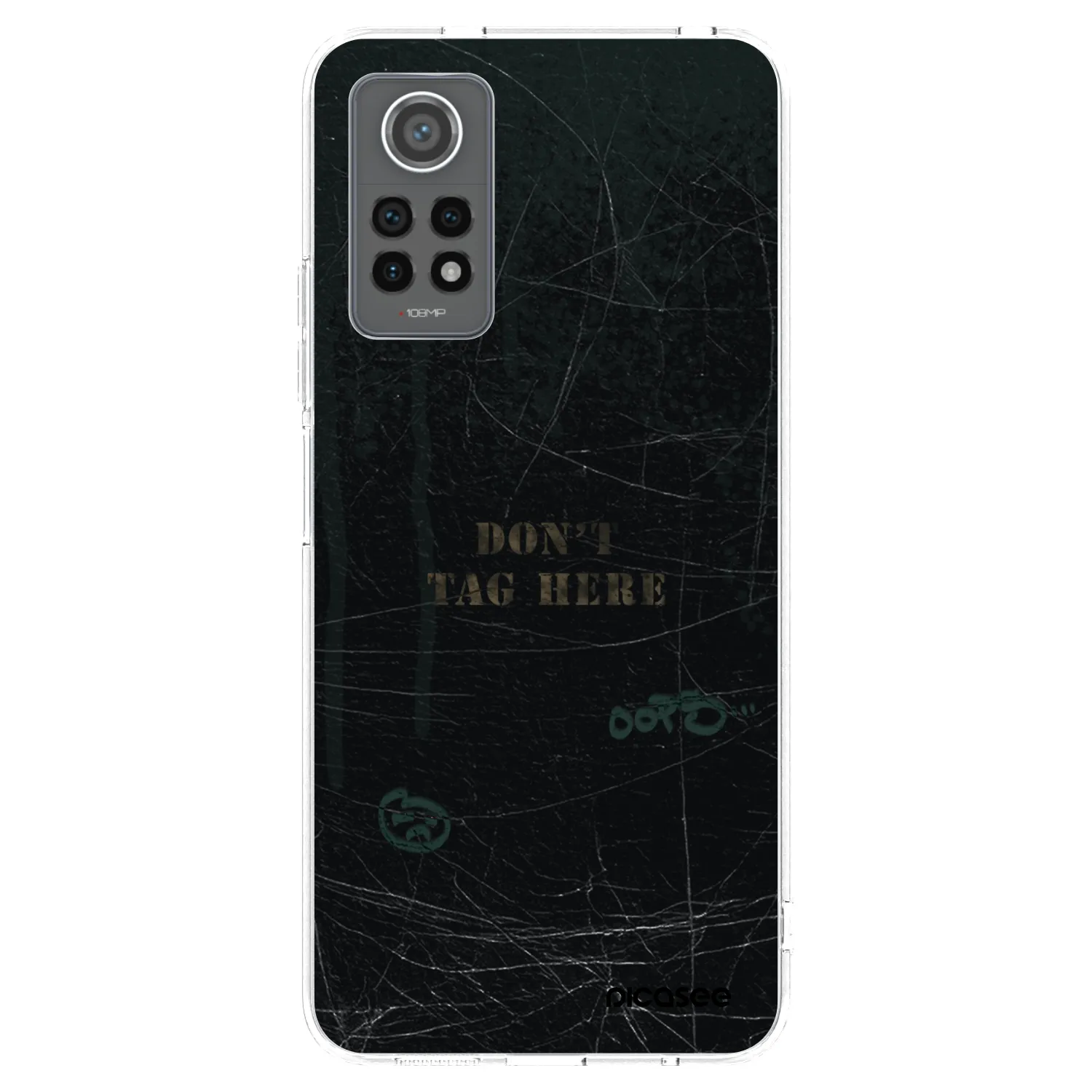 Picasee Xiaomi Redmi Note 12 Pro 4G Hülle - Transparentes Silikon - DON´T TAG