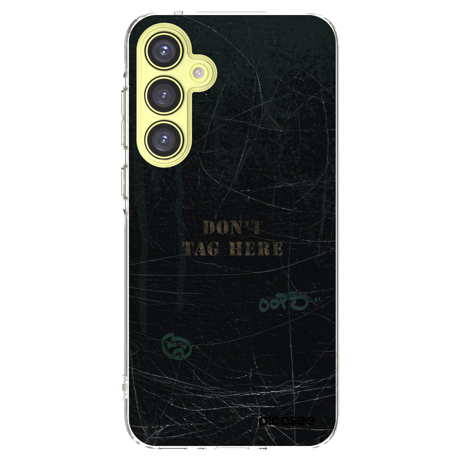 Picasee Samsung Galaxy A35 5G A356B Hülle - Transparentes Silikon - DON´T TAG