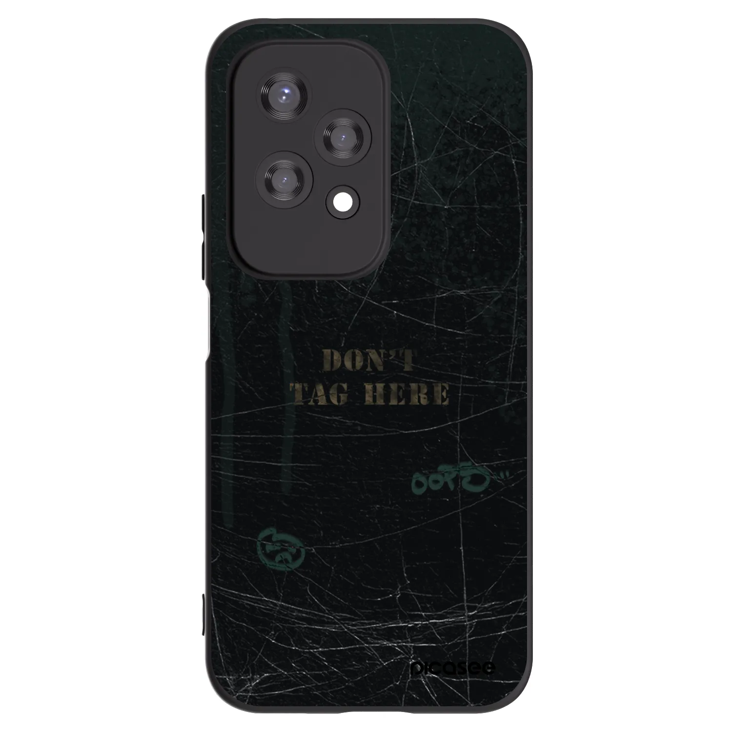 Picasee Honor 200 Lite Hülle - Schwarzes Silikon - DON´T TAG