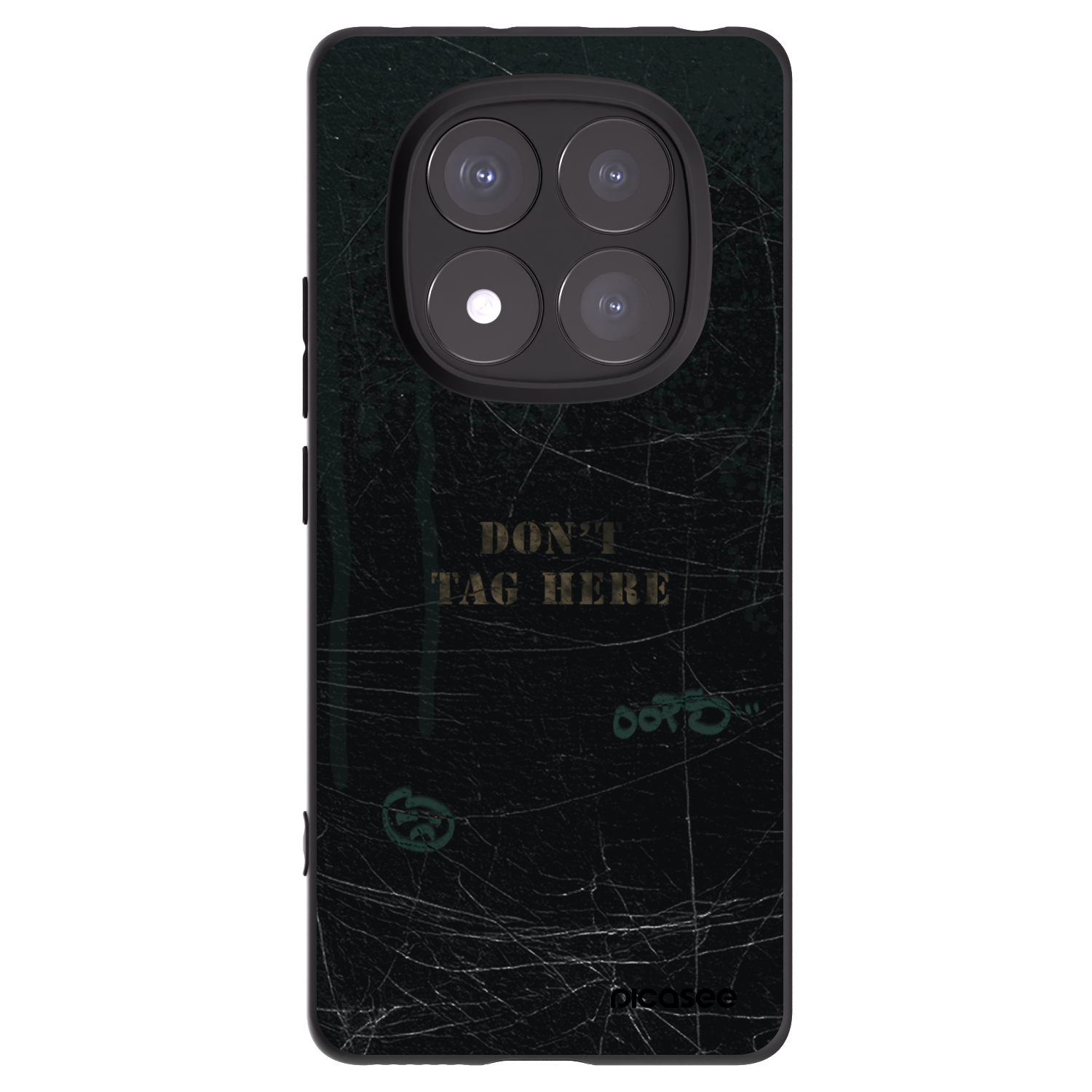 Picasee Xiaomi Redmi Note 14 Pro+ 5G Hülle - Schwarzes Silikon - DON´T TAG