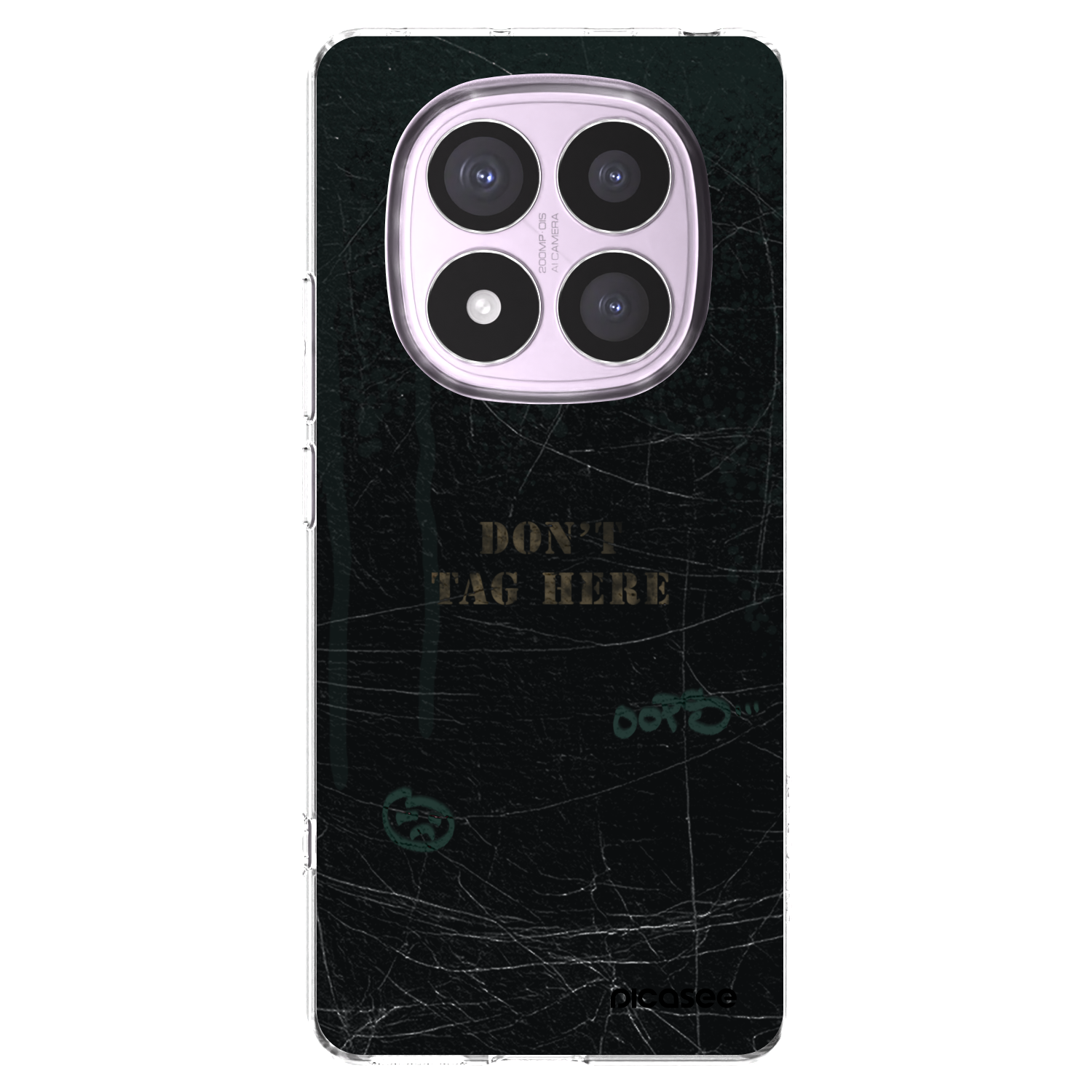 Picasee Xiaomi Redmi Note 14 Pro 5G Hülle - Transparentes Silikon - DON´T TAG