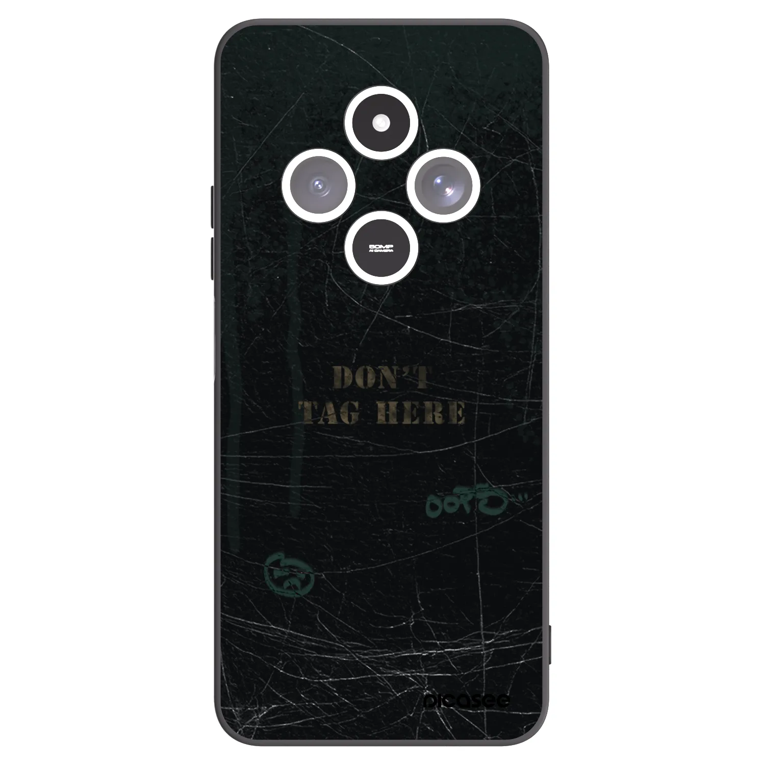 Picasee Xiaomi Redmi 14C Hülle - Schwarzes Silikon - DON´T TAG
