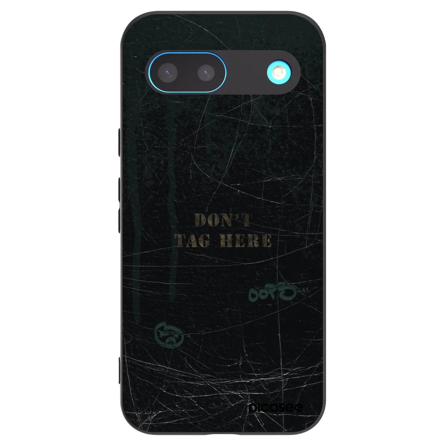 Picasee Google Pixel 8 Hülle - Schwarzes Silikon - DON´T TAG