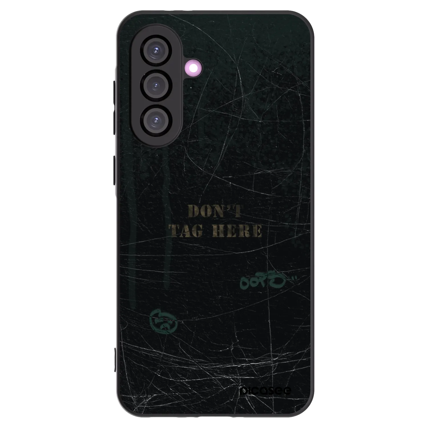 Picasee Samsung Galaxy A56 5G A566B Hülle - Schwarzes Silikon - DON´T TAG