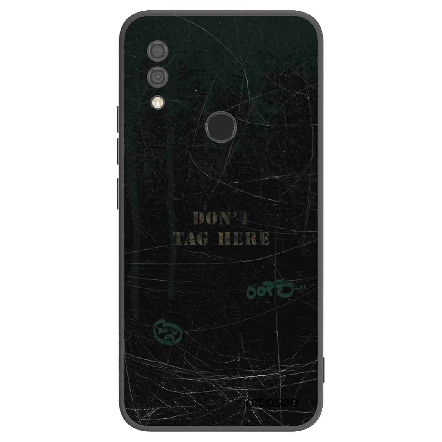 Picasee Xiaomi Redmi 7 Hülle - Schwarzes Silikon - DON´T TAG