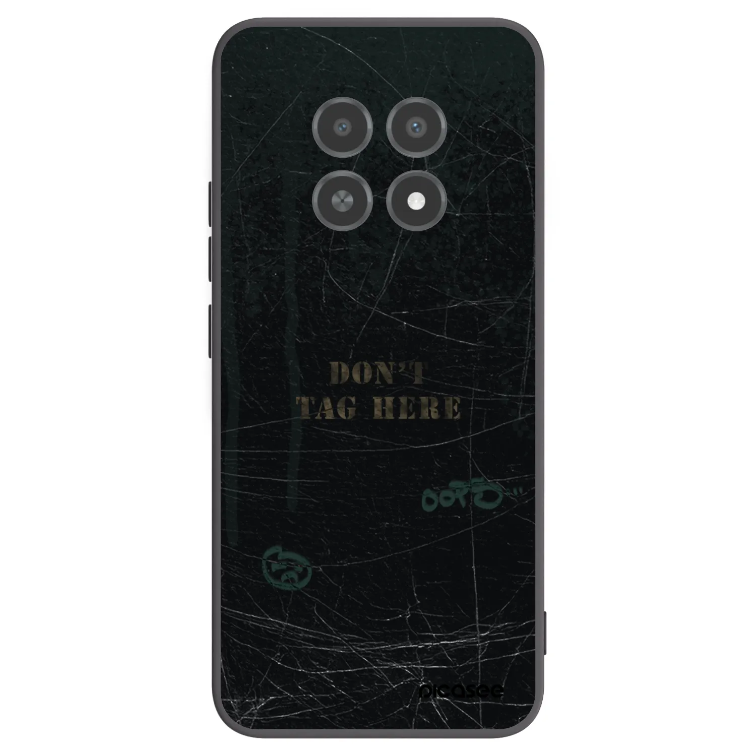 Picasee Realme 12X Hülle - Schwarzes Silikon - DON´T TAG