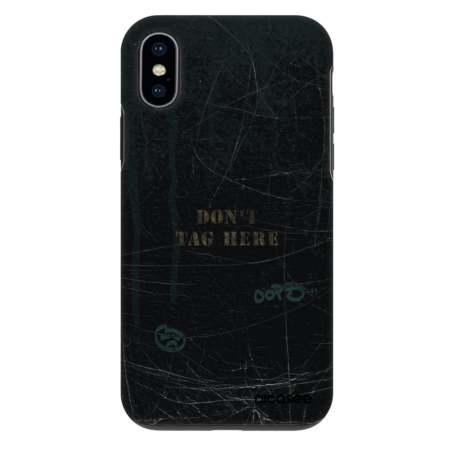 Picasee Fashion Case für Apple iPhone X/XS - DON´T TAG
