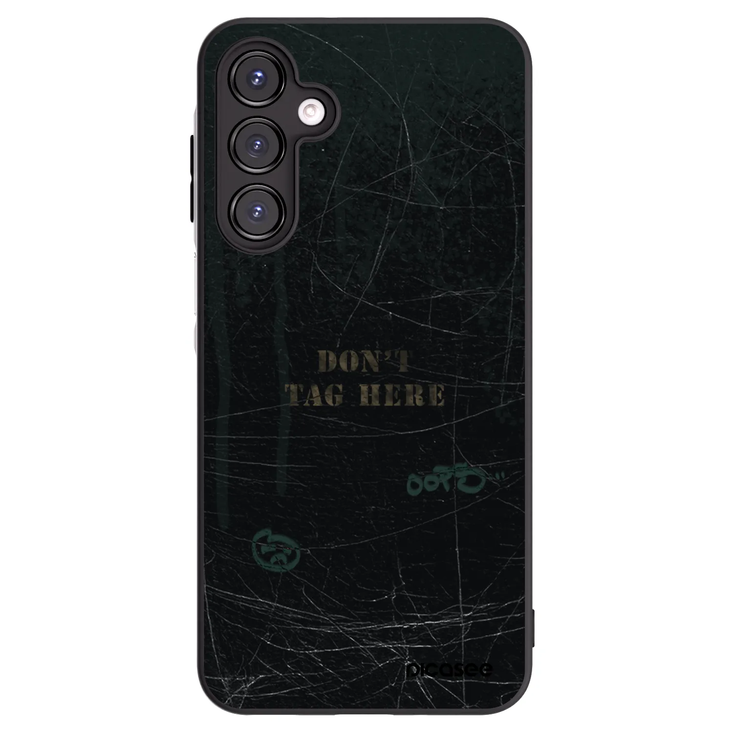 Picasee Samsung Galaxy A16 4G Hülle - Schwarzes Silikon - DON´T TAG