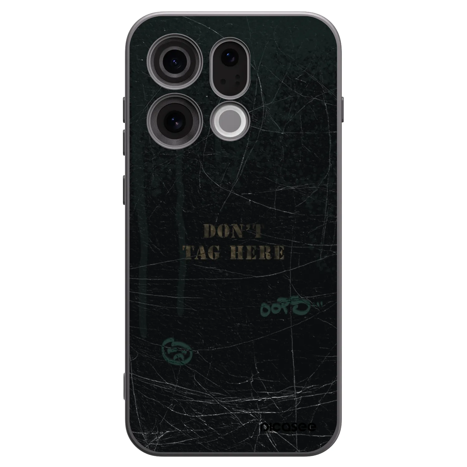 Picasee OPPO Find X9 Hülle - Schwarzes Silikon - DON´T TAG