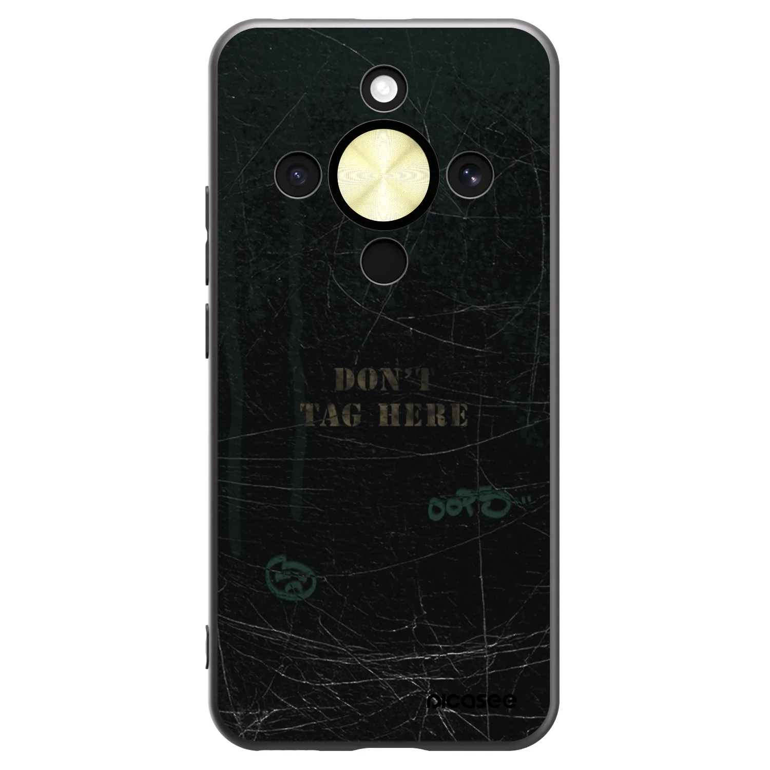 Picasee Honor Magic8 Lite 5G Hülle - Schwarzes Silikon - DON´T TAG