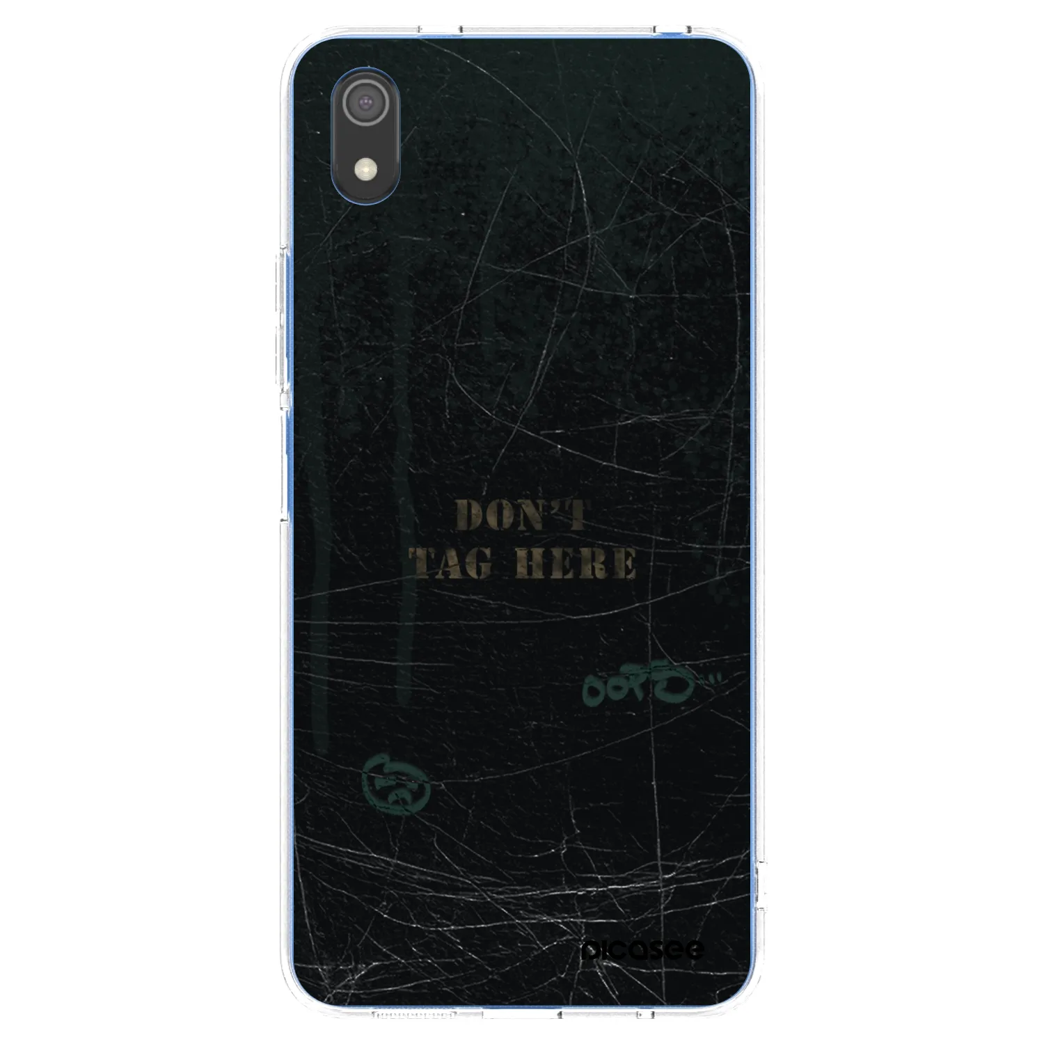 Picasee Xiaomi Redmi 7A Hülle - Transparentes Silikon - DON´T TAG