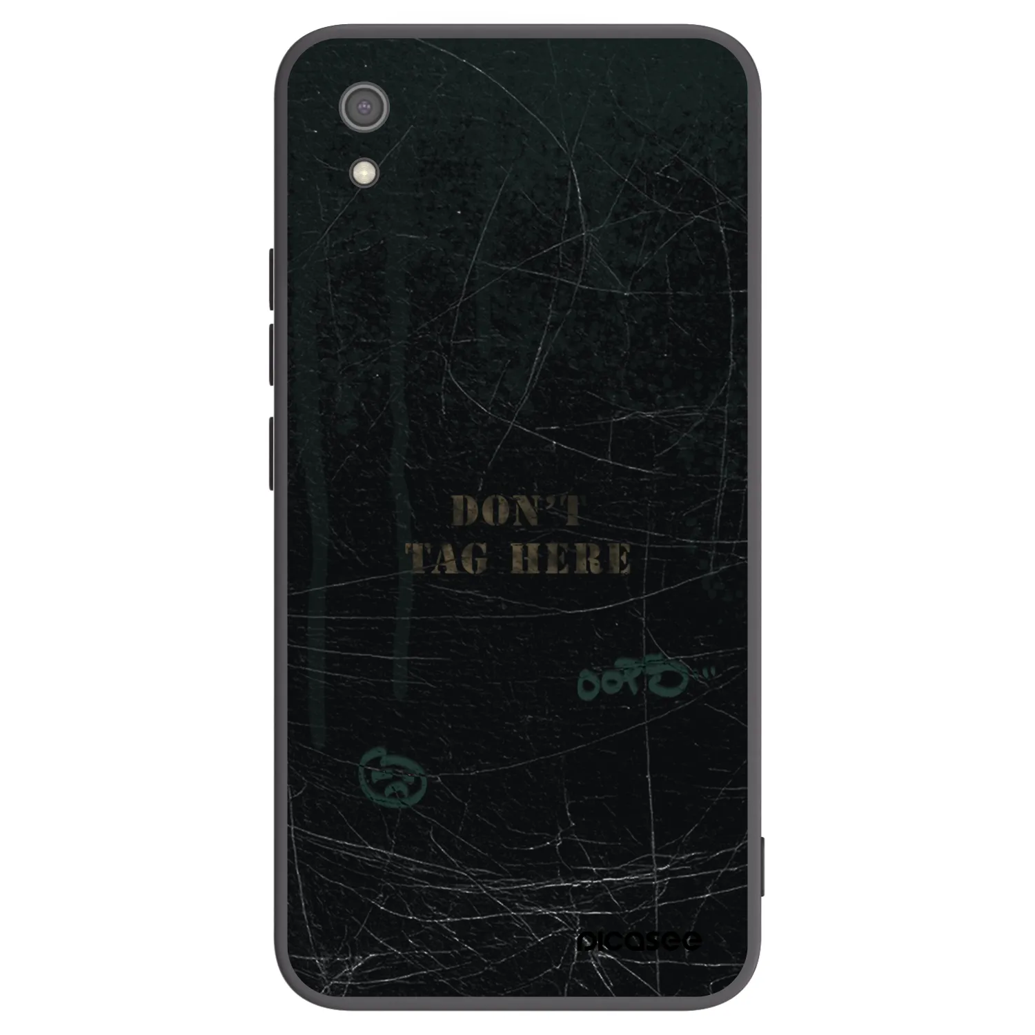 Picasee Xiaomi Redmi 7A Hülle - Schwarzes Silikon - DON´T TAG