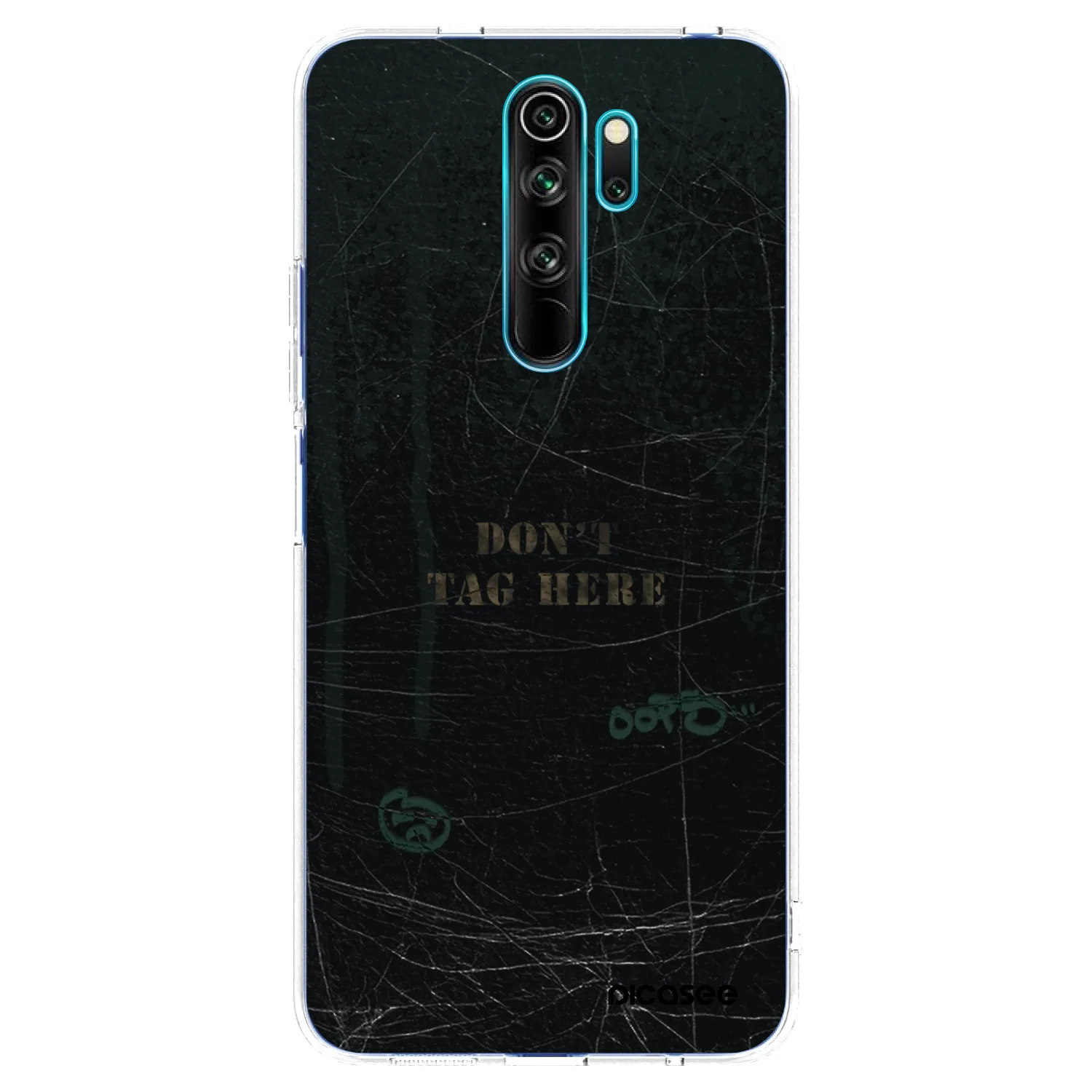 Picasee Xiaomi Redmi Note 8 Pro Hülle - Transparentes Silikon - DON´T TAG