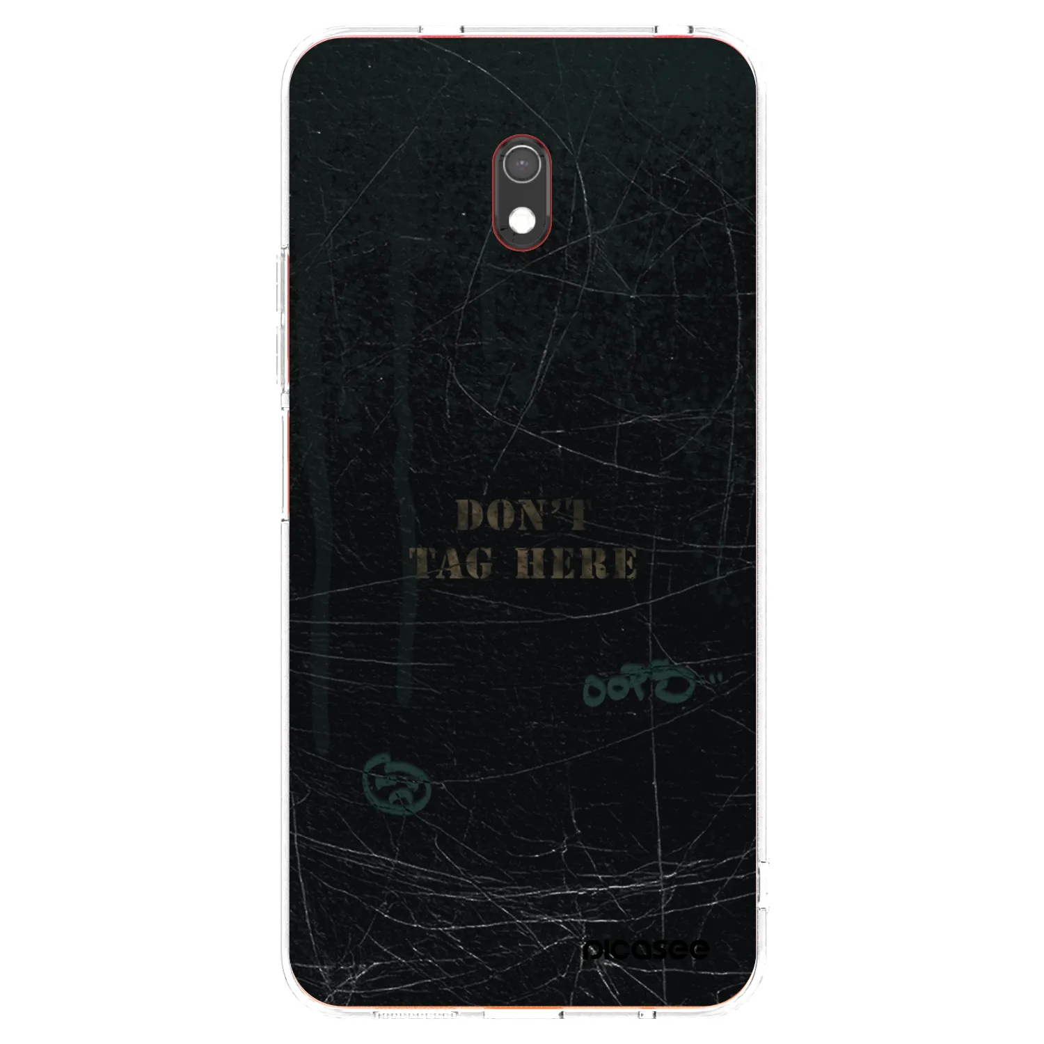 Picasee Xiaomi Redmi 8A Hülle - Transparentes Silikon - DON´T TAG