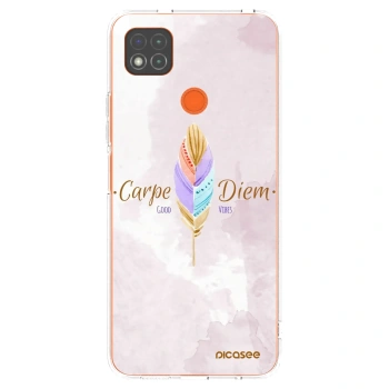 Picasee Xiaomi Redmi 9C Hülle - Transparentes Silikon - Genieße den Tag