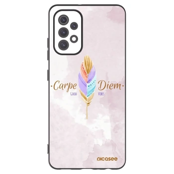 Picasee Samsung Galaxy A32 5G A326B Hülle - Schwarzes Silikon - Genieße den Tag