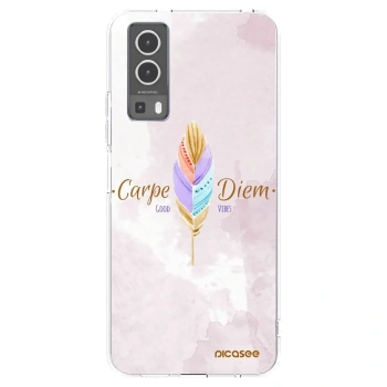 Picasee Vivo Y72 5G Hülle - Transparentes Silikon - Genieße den Tag