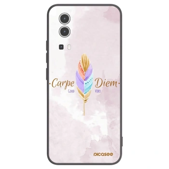 Picasee Vivo Y72 5G Hülle - Schwarzes Silikon - Genieße den Tag