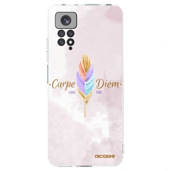Picasee Xiaomi Redmi Note 11 Hülle - Transparentes Silikon - Genieße den Tag