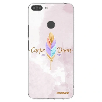 Picasee Huawei P Smart Hülle - Transparentes Silikon - Genieße den Tag